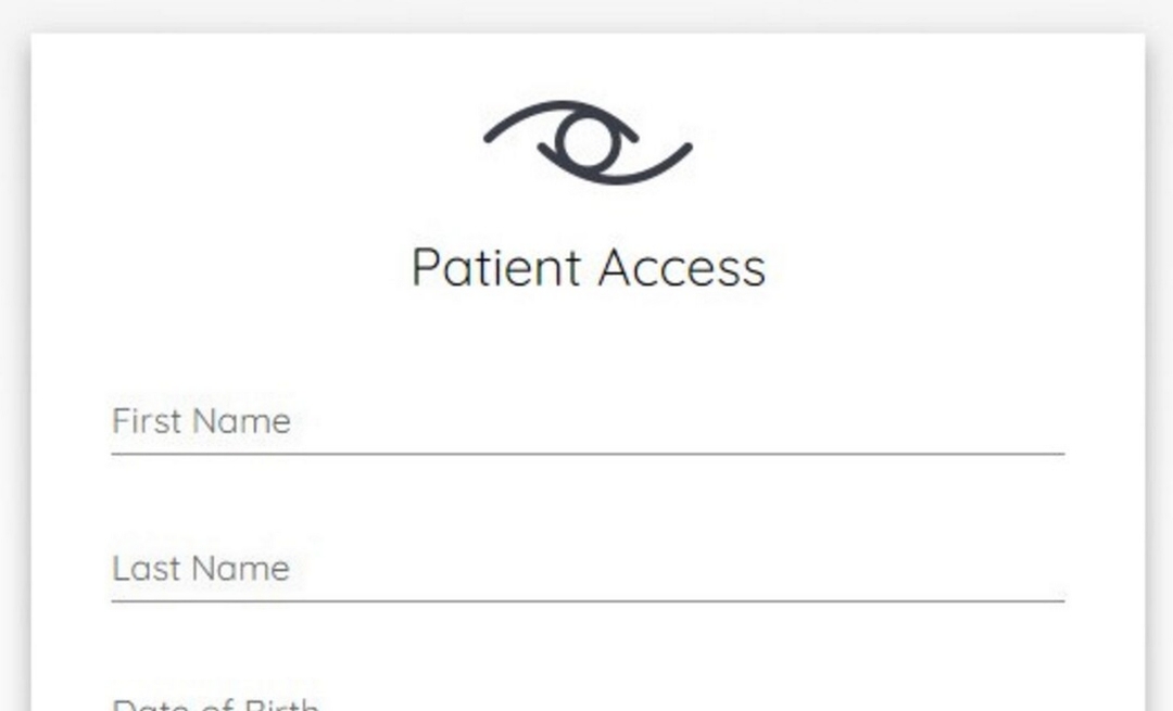 Online Patient Portal